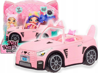 Na! Na! Na! Surprise Bábika - Nanana! Surprise Car Car Plush Roses 572411