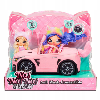 Na! Na! Na! Surprise Bábika - Nanana prekvapenie auto plyšové auto mačiatko