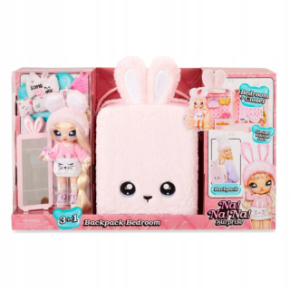 Na! Na! Na! Surprise Bábika - Nanana set 3in1 batoh bedroom bábika ružová
