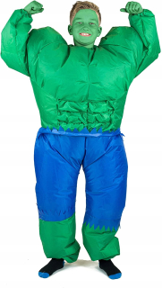 HULK - Nafukovací Hulk Hulk kostým pre deti 5-11 l
