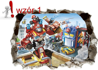 TRANSFORMERS - Sticker Transformers Rescue Bots alebo Angry Birds