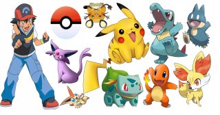 Pokémoni - Nálepka pre detskú izbu pokemon
