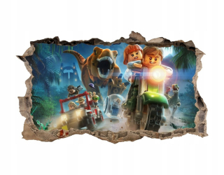 Jurský svet - Lego Jursic World World Sticker Hole