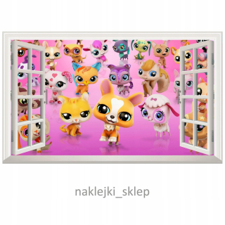 Littlest Pet Shop - Wall Sticker Littlest Pet Wall Shop D08