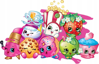 Shopkins - Nástenné nástenné maľby Szpkins Szpkins Shopkins