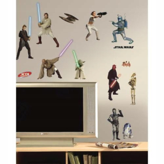 STAR WARS - Star Wars Prequel Wall Sticker