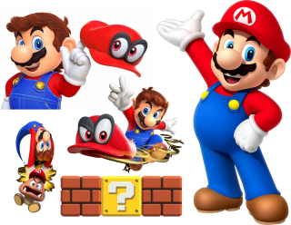 Super Mario - Super Mario Wall Sticker