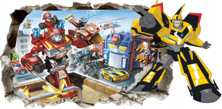 TRANSFORMERS - Nástenné nástenné transformátory záchranu roboty