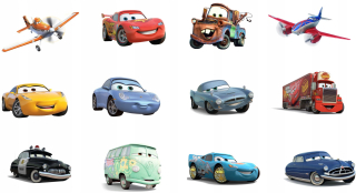McQueen - Autá samolepky CARS ZIGZAK MCQUEEN 100X45CM CAR1231