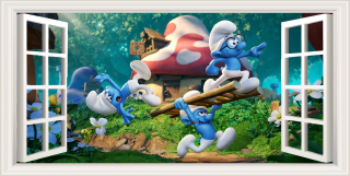 Šmolkovia - SMURFY SMURFS Stickers Zobraziť z okna vzor č. 2
