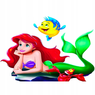Nástenné nálepky Ariel Princess Disney