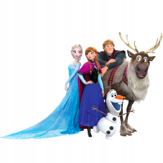 Elsa Frozen - Nástenné nálepky Pozemok Ice 2 Detská izba
