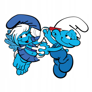 Šmolkovia - Nálepky pre dieťa pre dieťa Smurf