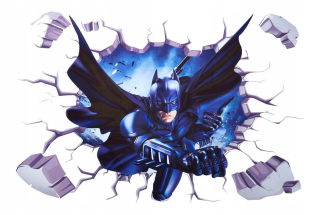 BATMAN -  Nástenné nástenné nálepky Batman WS-0261