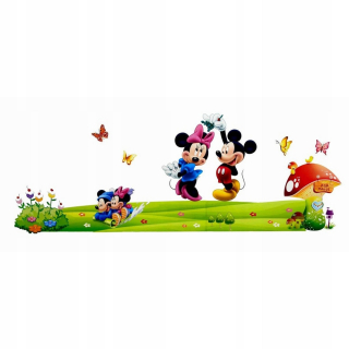 Minnie Mouse - Stenové nálepky Mickey Minnie Mouse