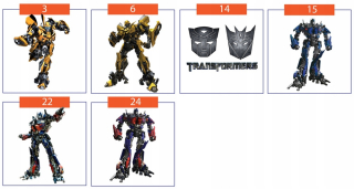 TRANSFORMERS - Nálepky na stenových stenových transformátoroch 200cm veľké