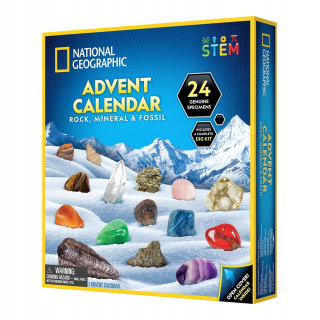 Národný geografický adventný kalendár minerály