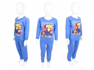 Požiarnik Sam - Blue Pajamas Detský hasič Sam veľkosť 116