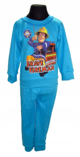 Požiarnik Sam - Blue Pasjams Detský hasič SAM Veľkosť 128