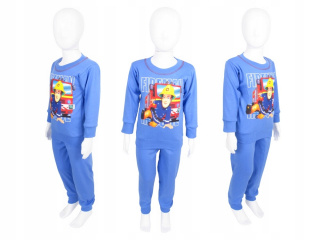 Požiarnik Sam - Blue Pasjams Detský hasič Sam veľkosť 92