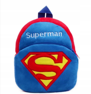 Superman - Modrý batoh superman plyšový materskú školu