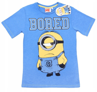 Mimoni - Modré tričko Minionki Primar Rebel 8-9 rokov
