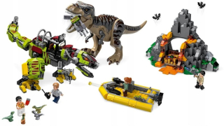 Jurský svet - NOVÉ FIT 75938 T. REX vs Dino Mech
