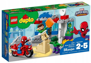 HULK - Nové Lego Duplo Adventures Spiderman a Hulka -10876