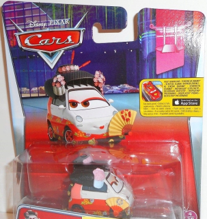 McQueen - Okuni - Japonské auto Mattel Cars 1:55