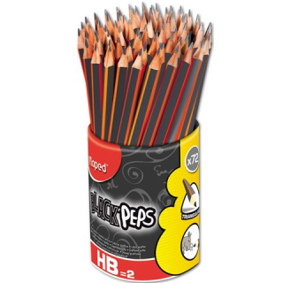 Ceruzky maped blackpeps hb v hrnček 72 kusov