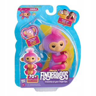 Fialová opice - Charlie / Fingerlings