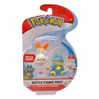Pokémoni - Originál Obrázok Pokemon Munchlax a Scorbunny