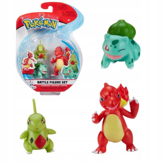 Pokémoni - Originálne 3 čísla Charmelon Larvititar Pokemon
