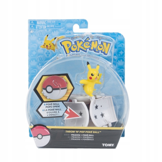 Pokémoni - Originál figúrka s pokonebball pokemon pikachu