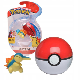 Pokémoni - Originál Pokeball Clip Pokemon Toy Cindaquil