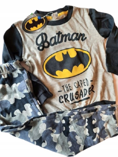 BATMAN - OVS- Super Pasjams Dres Batman 98/104