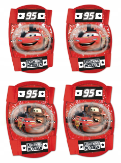 McQueen - Kolenné podložky Laktes Cars Cars Culiet Zigzak 4ks