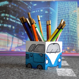 Organizátor Toolbox kontajner pre auto ceruzky