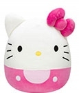 Originál JAZWARES Mascot Squishmallows Hello Kitty Plyšová ružová 30 cm