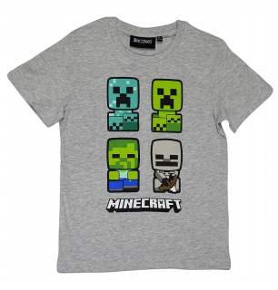 MINECRAFT  - Originálne tshirt bavlna minecraft 140cm