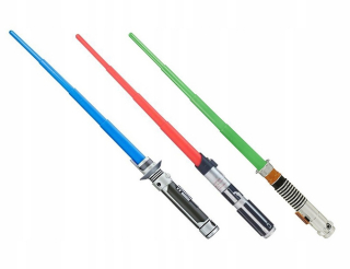 STAR WARS - Originálne svetlé Swords Hasbro Package X3 Hit