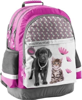 Školský batoh, taška - Školský batoh PASO RLA-116 Labrador a mačiatko