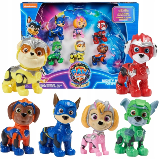 Psi patrol mighty movie pups - 6 figúrok
