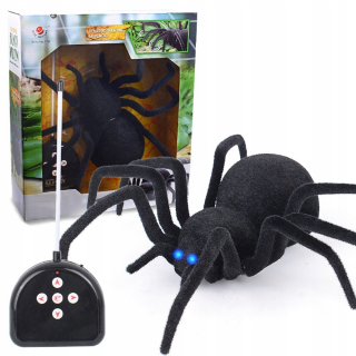 HALLOWEENSKÁ DEKORÁCIA PAVÚK ŠÁL SVIETIACÍ