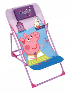 Pepa Pig - Peppa ošípané ležiace stoličky leżeczek deti