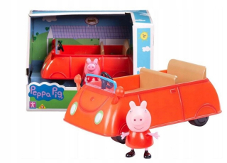 Pepa Pig - Peppa ošípané auto s figurínom TM hračiek