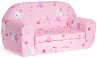 HELLO KITTY Pena Sofa Armchair Pouf Deti 77cm-šírka 90cm-Dł