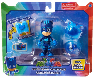 Pyžamasky - PIDŻAMERSI PJ MASKS STAR KITBOY BLUE SET