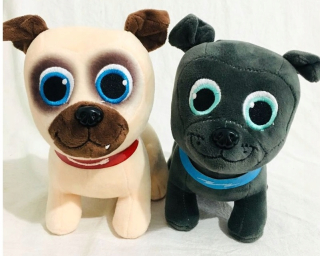 BING A PRIATELIA - Bingo Dog a Rolly Piopai X2 Mascot 20cm