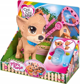 CHI CHI LOVE - Chi Chi Love Puppy LEACHH šteňa šteňa + fľaša